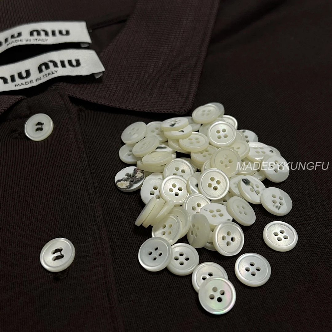 【A+ Item ID 8184 M1U-M1U Miu Long Sleeves “60 Double Combed Cotton ” Relaxed Fit Po - Image 40