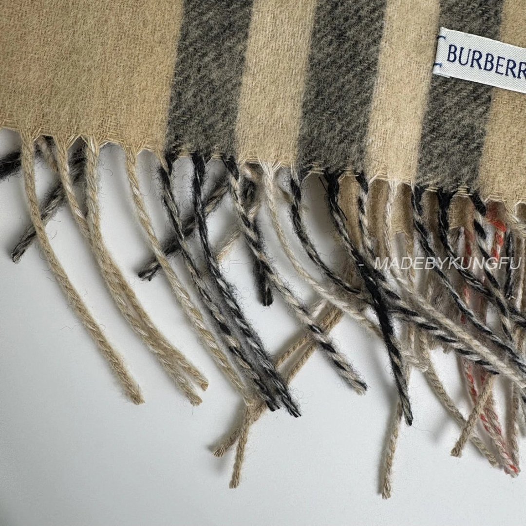 【A+ Item ID 8525 BBR Wool And Cashmere Blend (Striped Mesh Decorative Scarf F) - Image 24