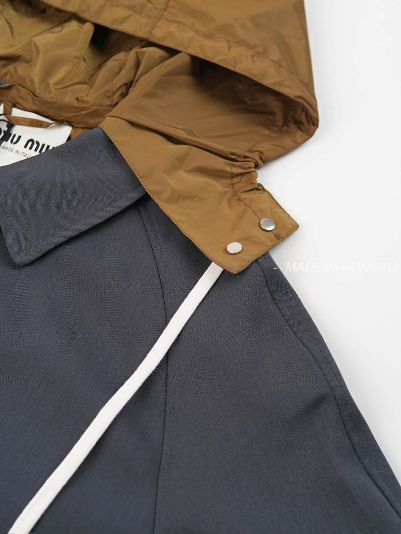 【A+ Item ID 8132 Miu (Single-Breasted High-Tech Puffer Coat -“60％ Mohair ➕40% Wool) - Image 12