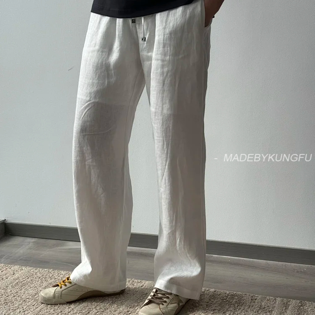 【A+ Item ID 9094 Loro 100% Natural Linen New Customized Hardware Solid Color Breathable Four