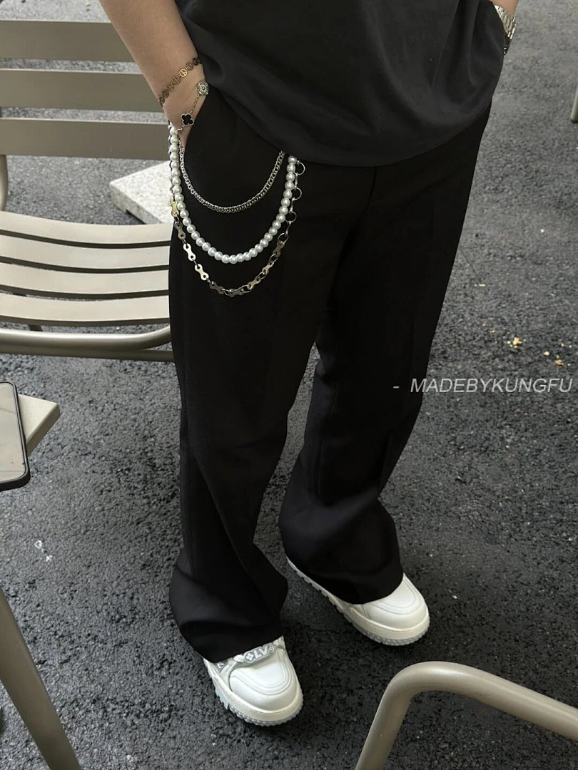 【A+ Item ID 8349 Haute Couture (Wang Jiaer Same Style Wool Micro Pull Western Pants) - Image 40