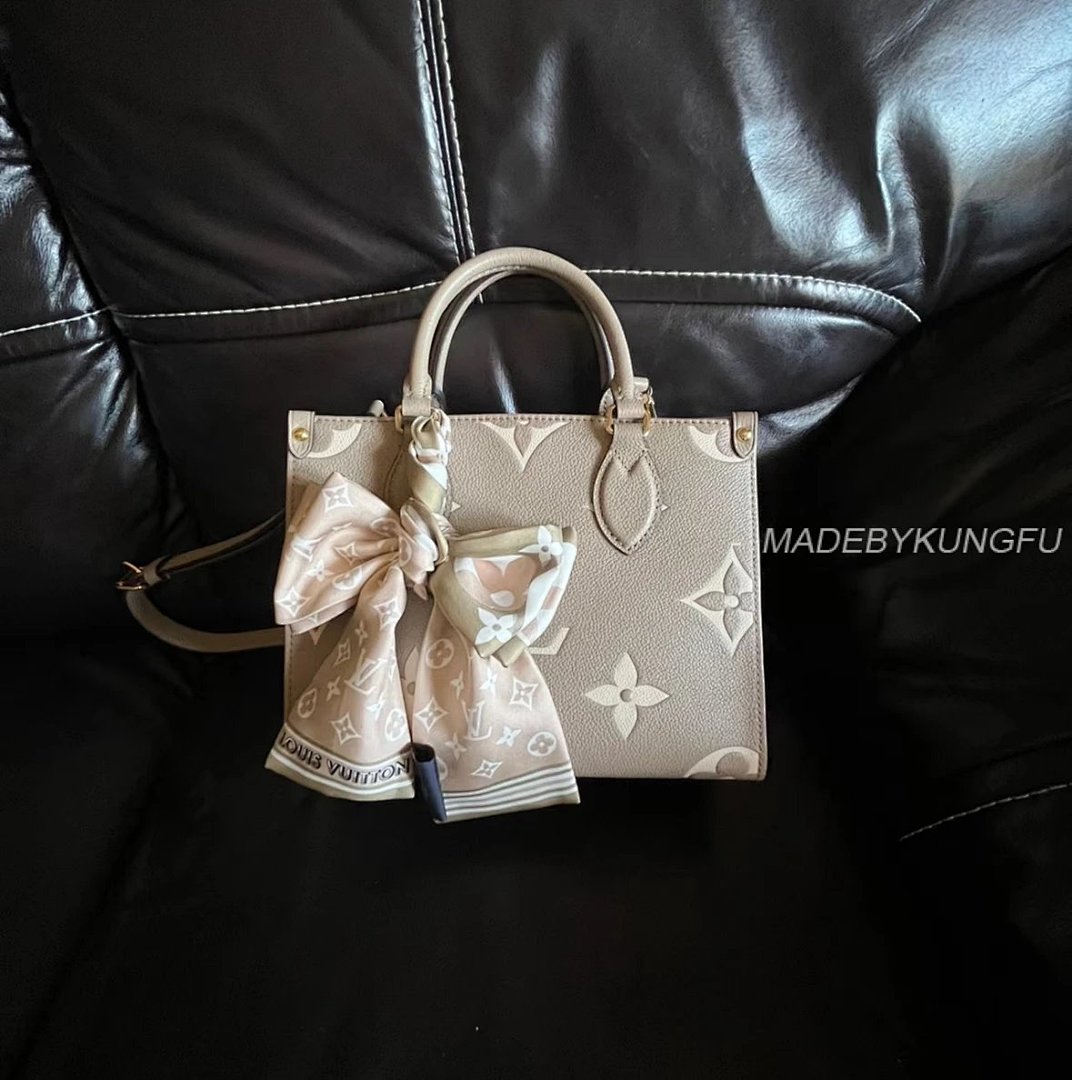 【A+ Item ID 8501 ONTHEGO-PM (Classic Old Flower Full Print Cow Leather Jungle Bag) - Image 38