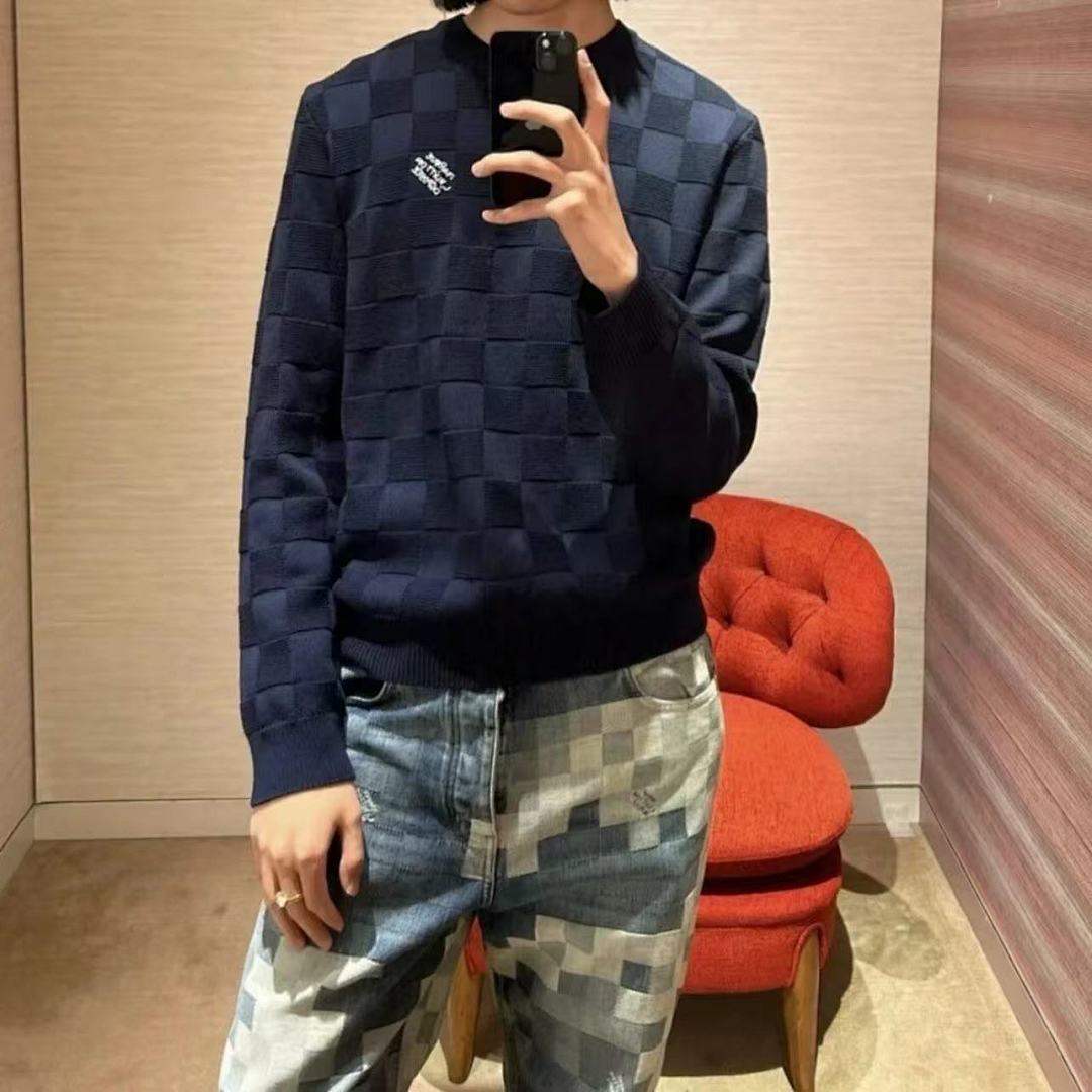 Louis Vuitton 1V Checkerboard Sweater - Image 22