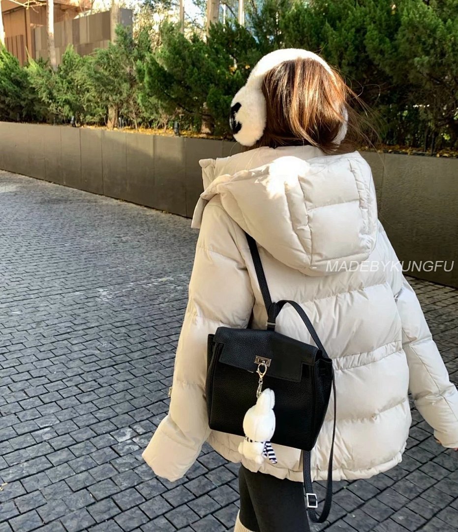 【A+ Item ID 8120 Lulu UnderwPuff Series -600 Puff Down Coat (Tri Color Rice White) - Image 52