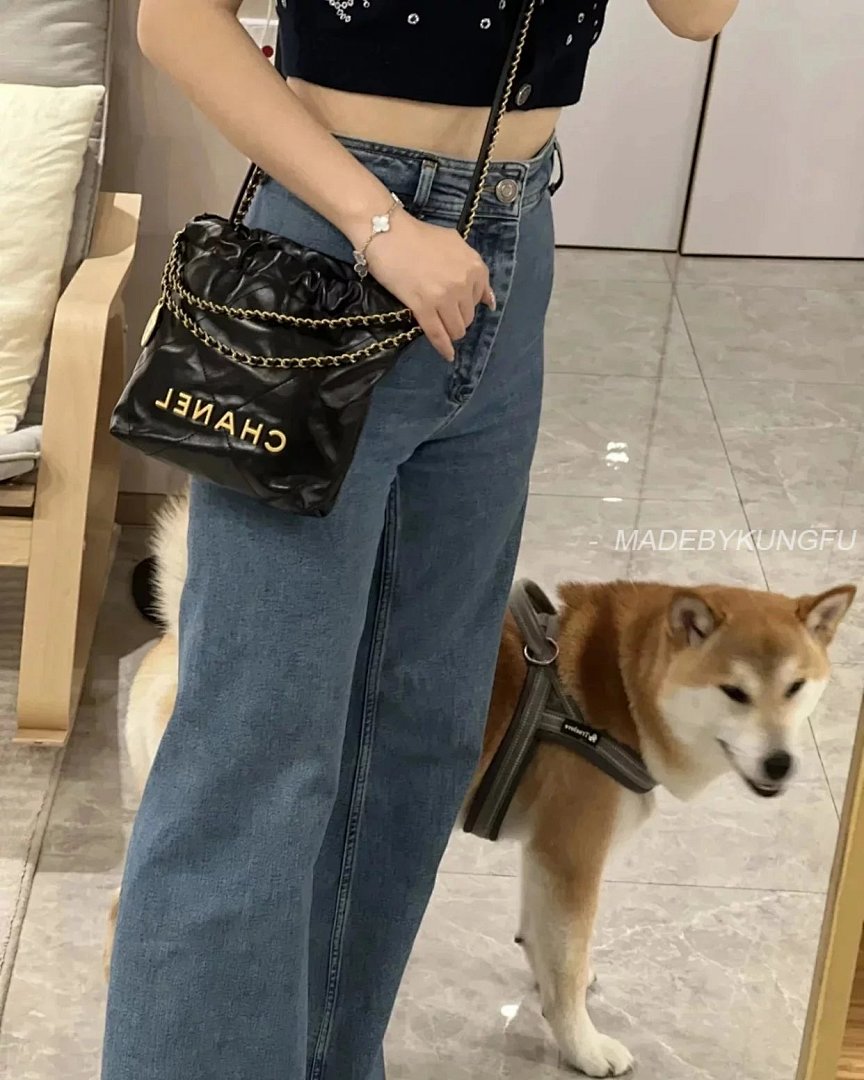 【A+ Item ID 8496 Luxury Garbage Bag -CHANE1- Medieval Goods (Chanel -Vintage- S) - Image 6