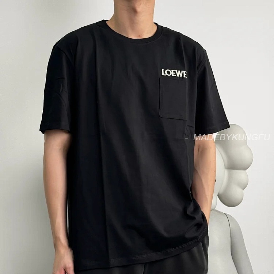 【A+ Item ID 9016 Loew Chest Patch Pocket Round Neck T