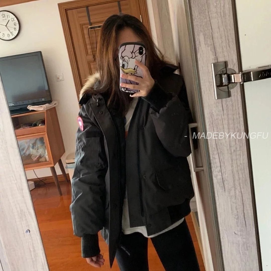 【A+ Item ID 8115 Goose Brand -01 Expedition Short Down Jacket (Original Wolf Hair F) - Image 18
