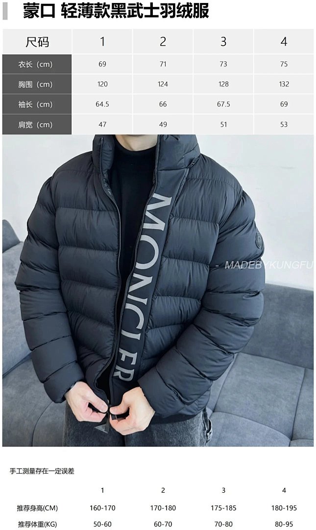 【A+ Item ID 8124 M0NCLER- Mengkou -2023Ss- Lightweight Black Warrior Down Jacket (Remo) - Image 50