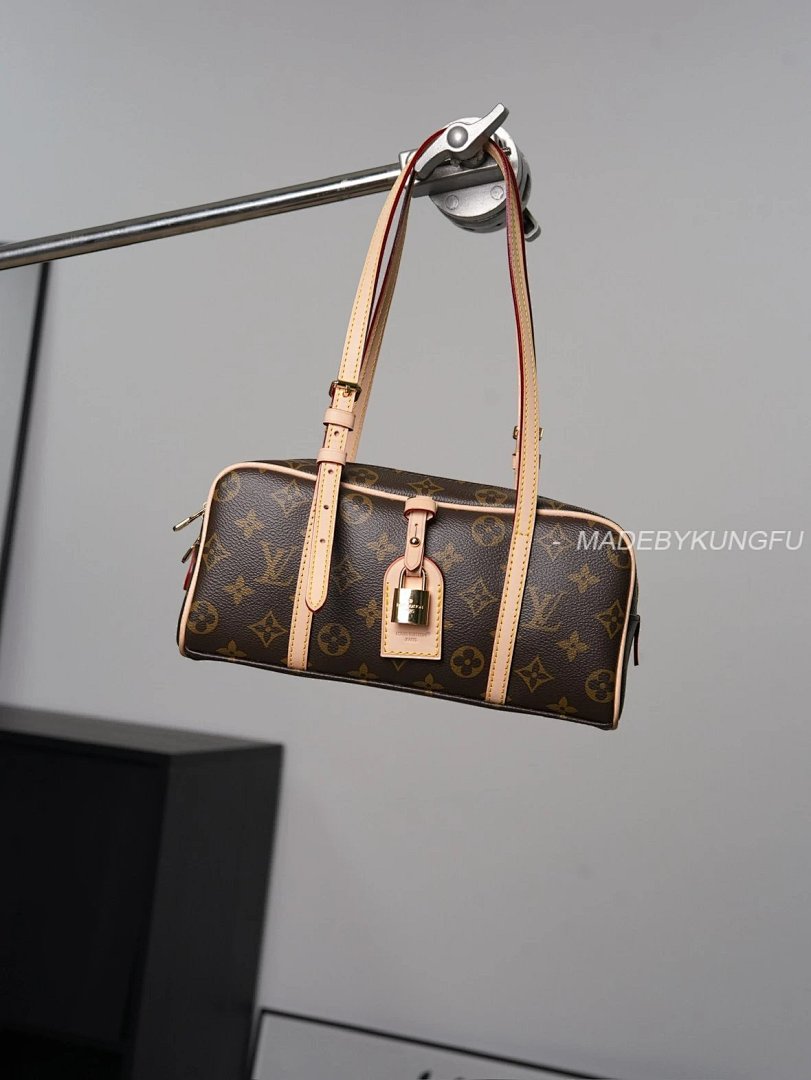 【A+ Item ID 8481 HANG-ON- Retro Classic -Monogram Coated Canvas (Bowling Bag Handbag) - Image 40