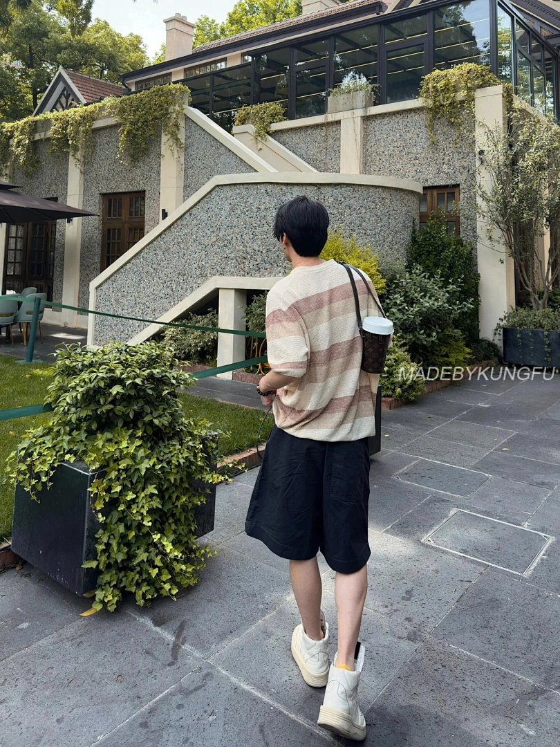 【A+ Item ID 8232 Botteg@-Venet@-BV-2024Ss- Double Waist Shorts (Spliced ​​Fake Two Pie) - Image 2
