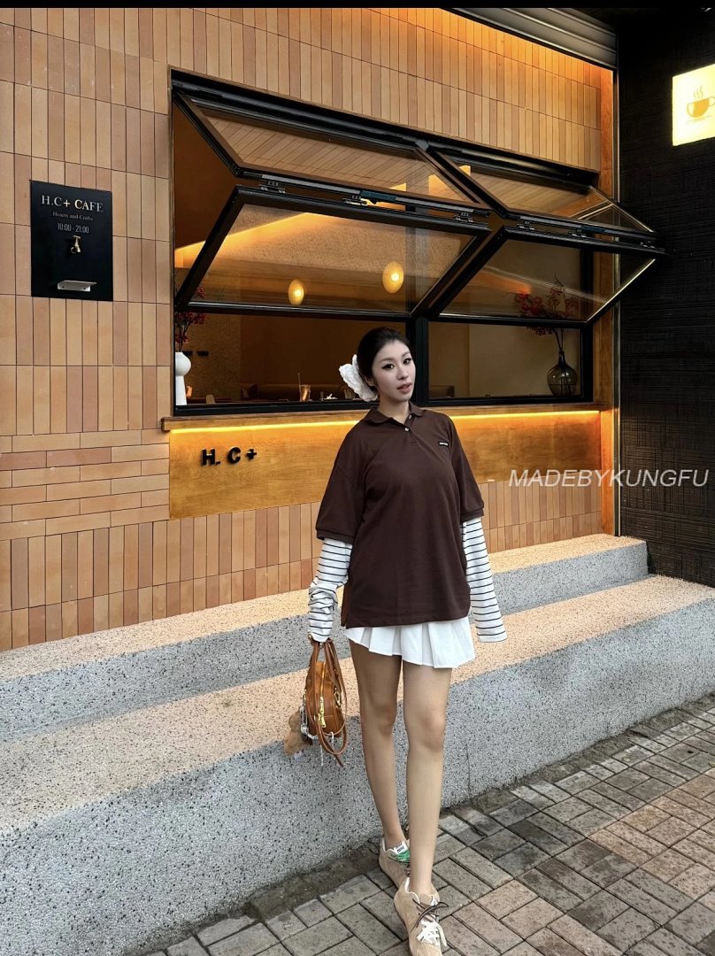 【A+ Item ID 8184 M1U-M1U Miu Long Sleeves “60 Double Combed Cotton ” Relaxed Fit Po - Image 28