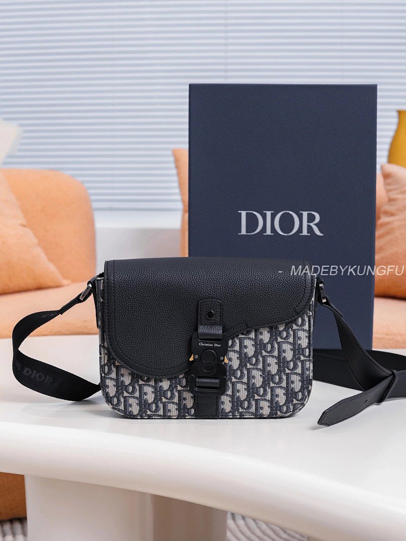 【A+ Item ID 8473 Dior-Oblique- Classic Old Flower Canvas Leather Shoulder Bag (Allover) - Image 12