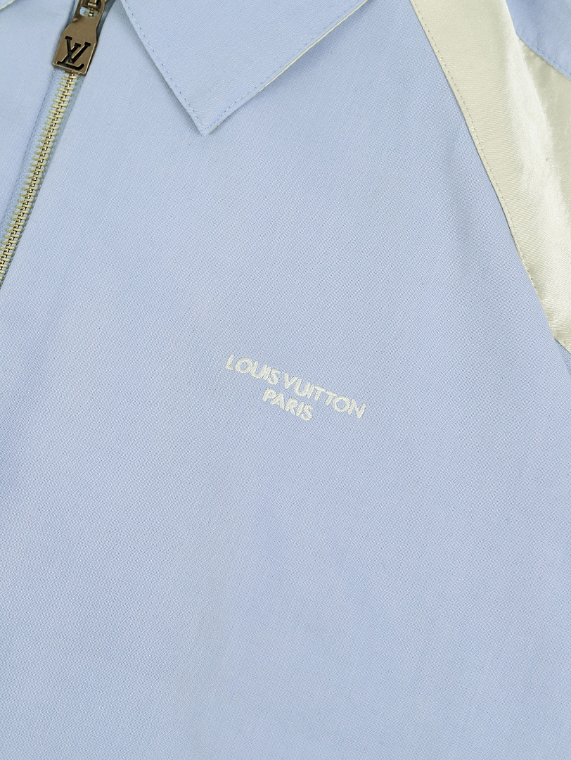 Other 1V 50% Mulberry Silk Blended Monogram Jacket - Image 21