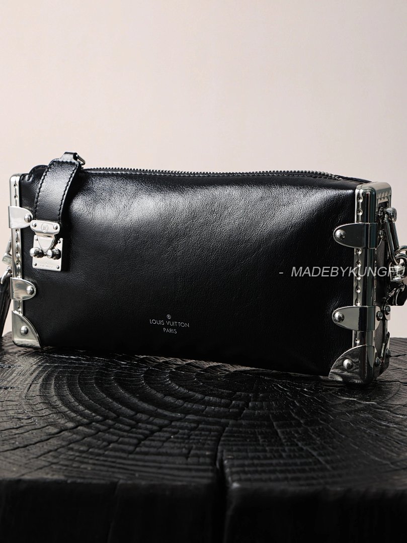 【A+ Item ID 8432 Advanced Customization -100% Calfskin -Slim-Trunk- Soft Box Chain Bag - Image 24