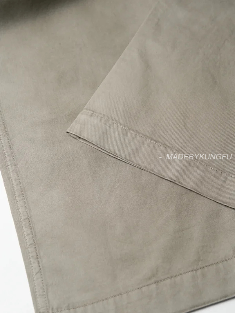 【A+ Item ID 9091 Acne SS26 Big Factory Stained And Washed Solid Color Zipper Work Pants Pocket Casu - Image 13