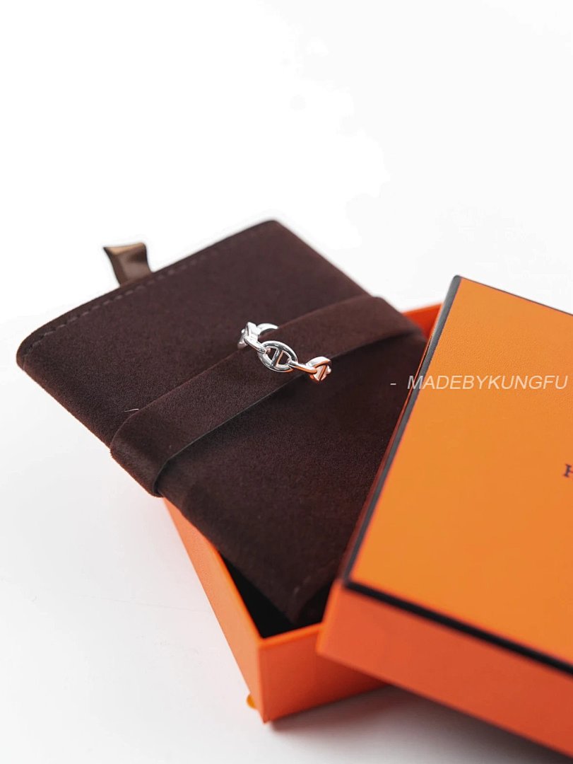 【A+ Item ID 8367 -Chaine-d'Ancre-Enchainee- Ring -925 (Pure Silver)