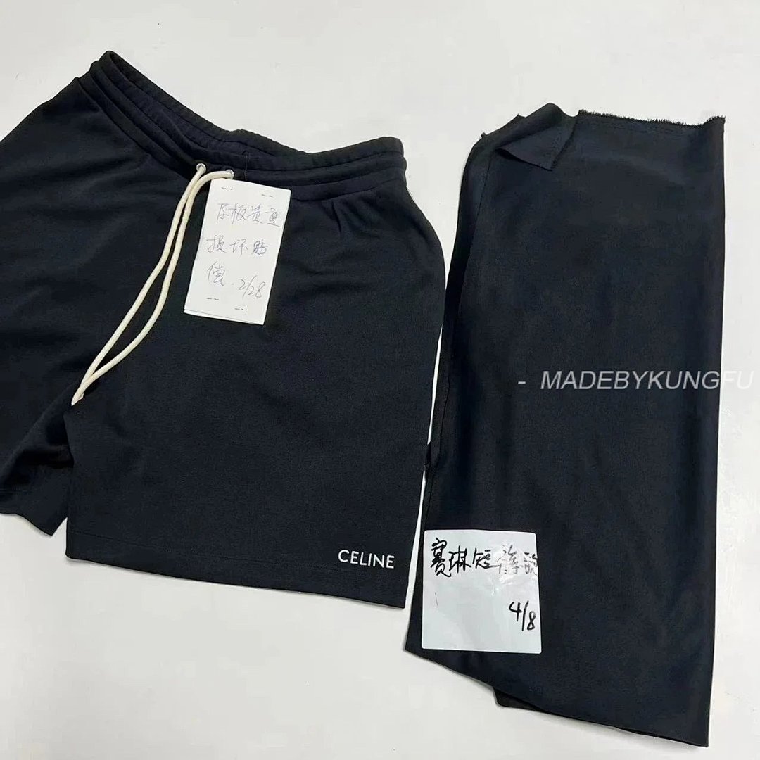【A+ Item ID 8234 CEL1NE-Celin-2022Ss-Side Woven Shorts (Customized 100% High-Density P) - Image 4