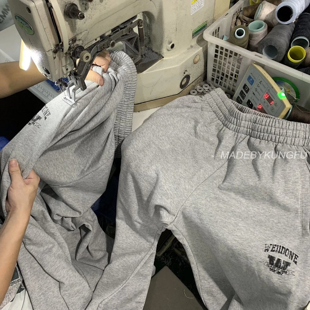 【A+ Item ID 8360 WE11DONE-“ Custom Dyed Gray Fabric ” Early Autumn College Element Loos - Image 33
