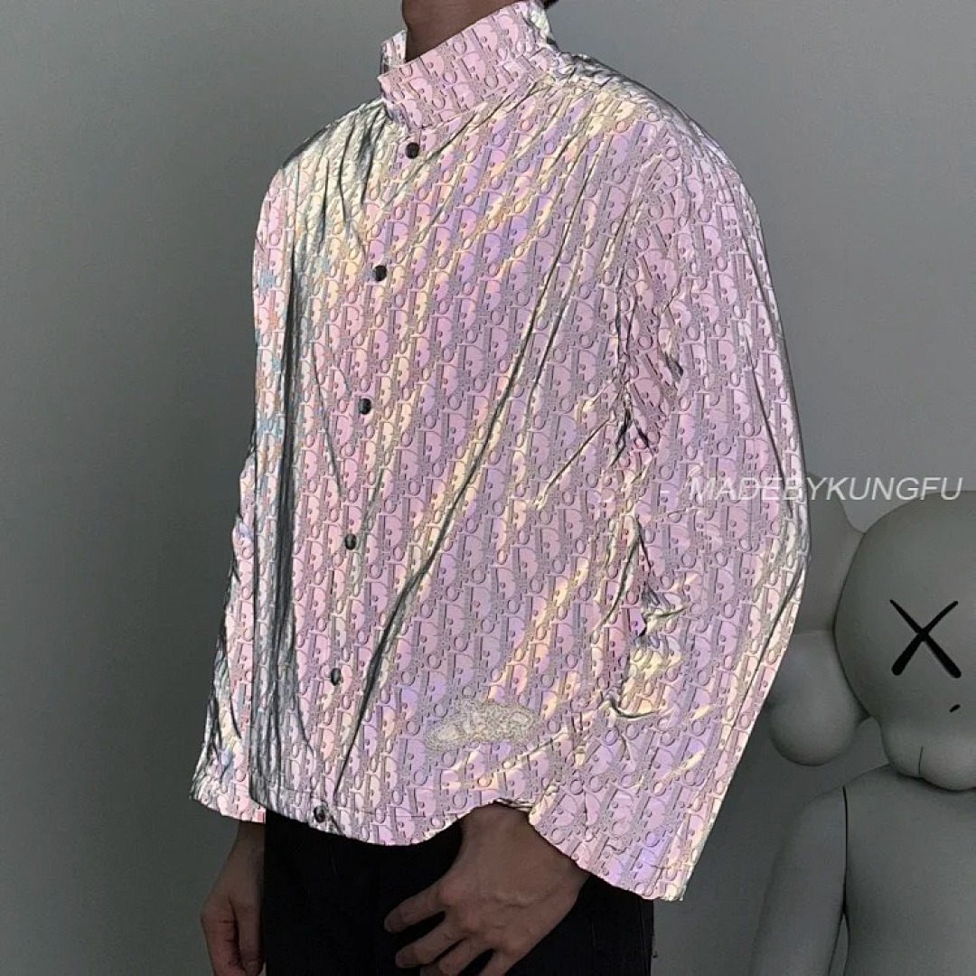 【A+ Item ID 9019 D1Or Printed Reflective Oversized Shirt, photo 1