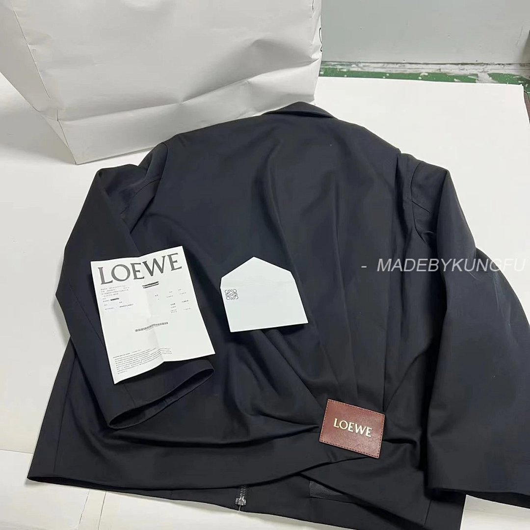 【A+ Item ID 8033 L0EWE-SS26-“ Imported Leather ”“ Combed Cotton Twill ” Solid Color Loo - Image 35