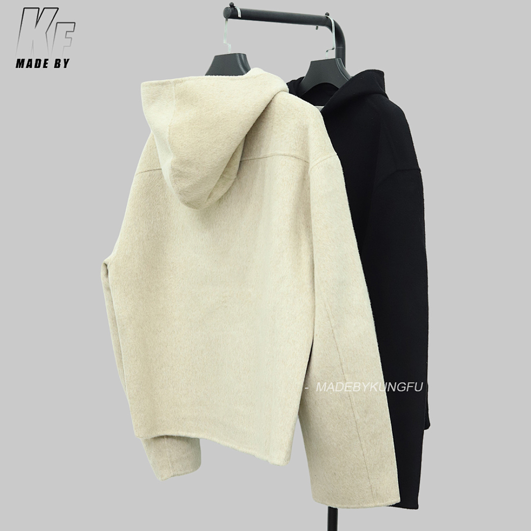 Other Acne Cashmere Wool Blend Double-Sided Zip Hoodie - Image 20
