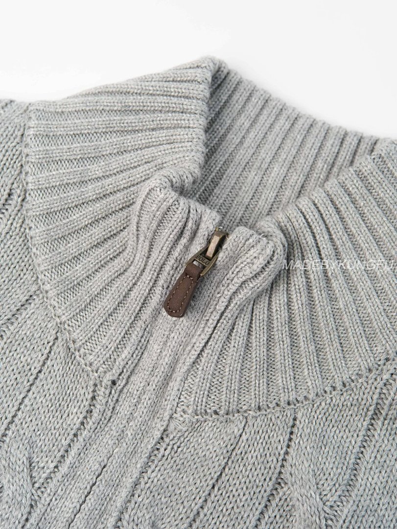 【A+ Item ID 8267 Ralph Zipper Coat _Fixed Weaving Twisted Flower_ SS23 Solid Color Zipp - Image 10