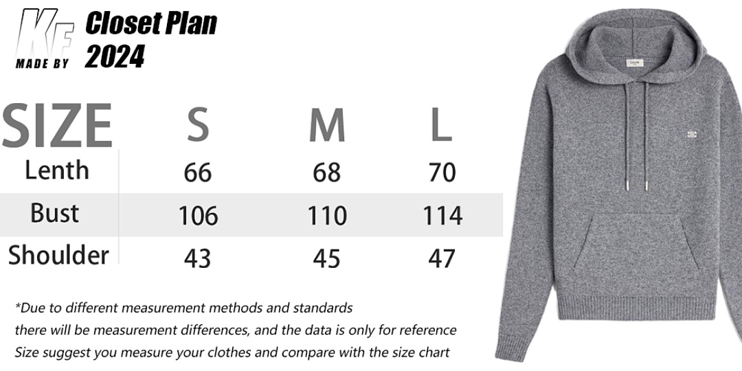 Other Ce Wool And Cashmere Blend Knit Hoodie - Image 3