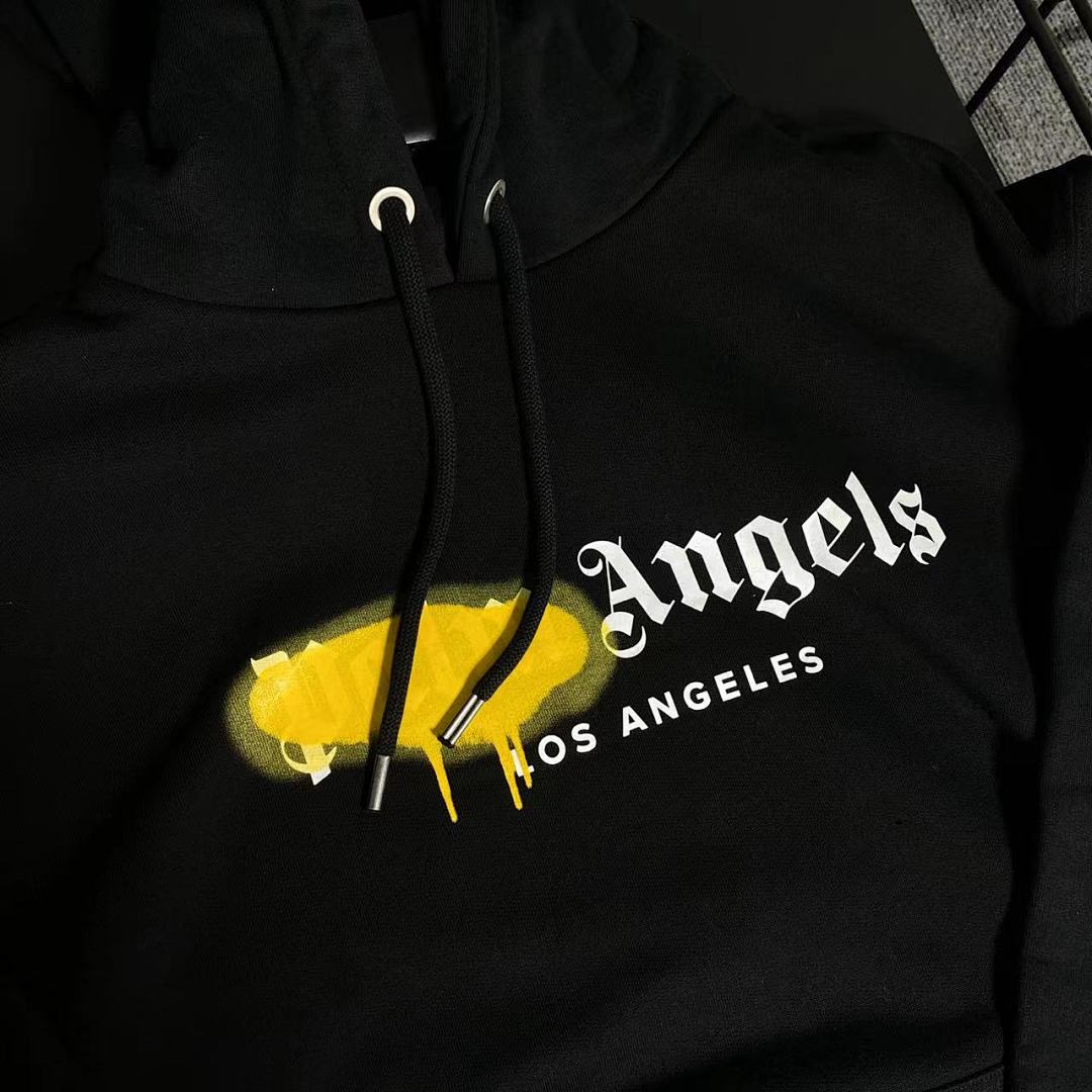 Other KEN AML 21FW Blue And Yellow Spray Hoodie - Image 10