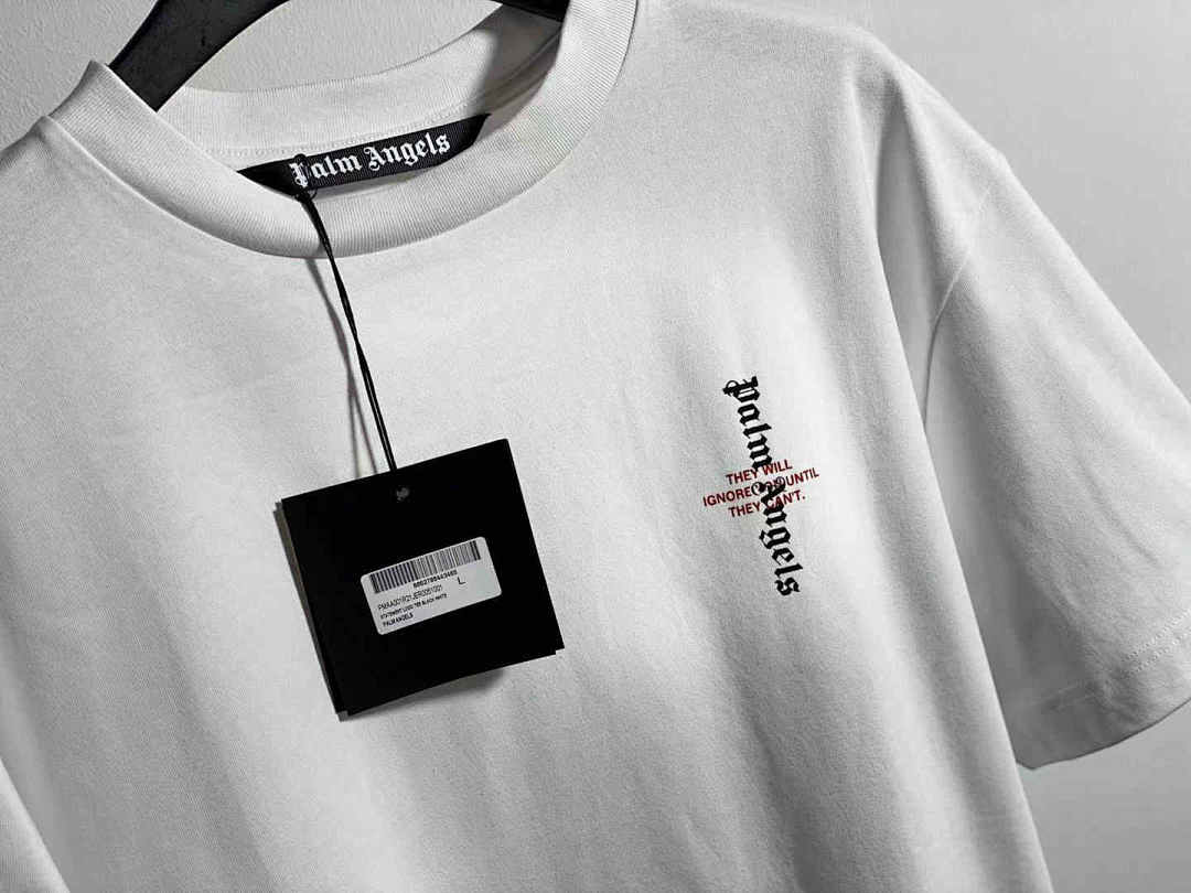 Other AML 2021SS Simple Print White Tee——Sold - Image 5