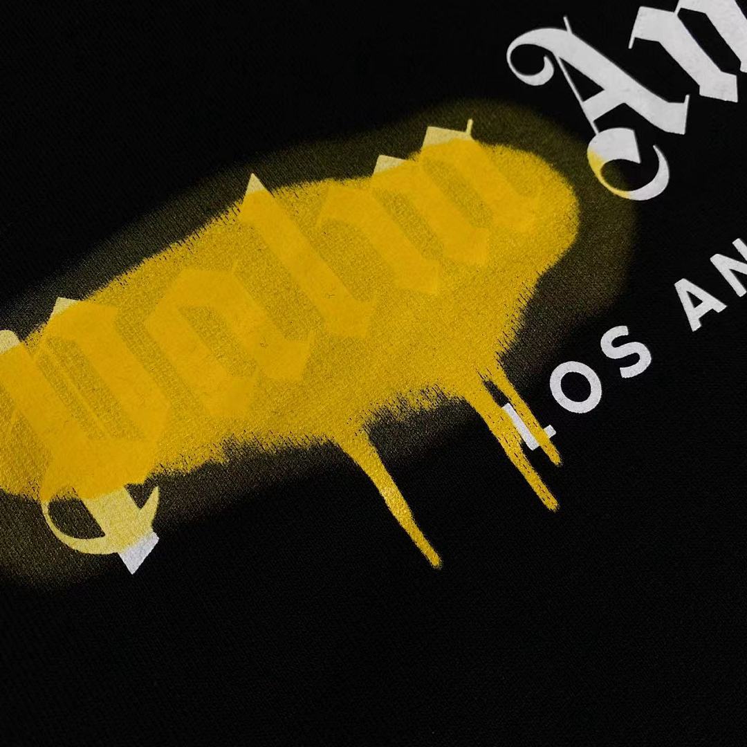 Other KEN AML 21FW Blue And Yellow Spray Hoodie - Image 7