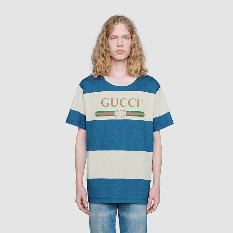 GG Logo Striped T-Shirt, photo 1