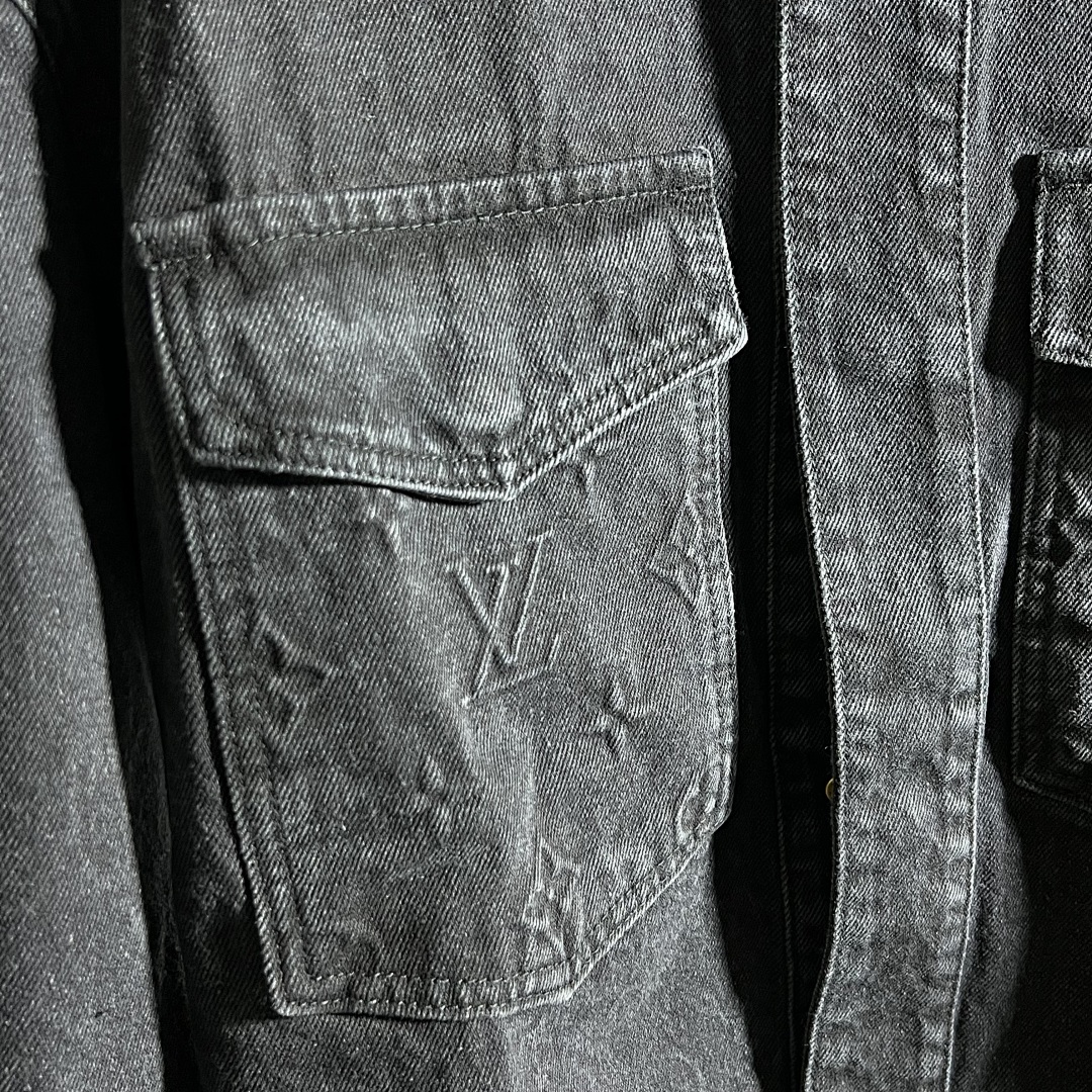 Other Denim Shirt (Black) - Image 7