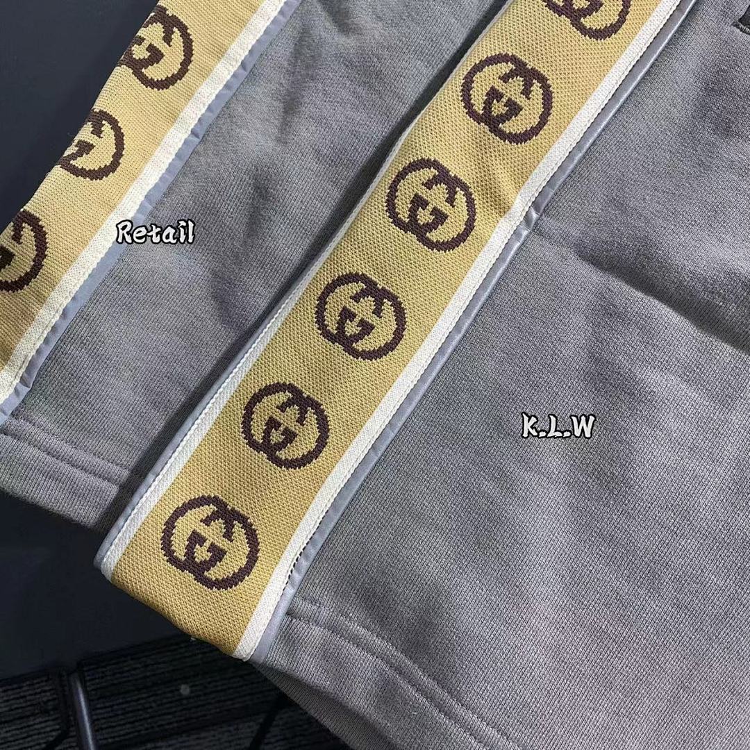 Other GG Grey Cotton Jersey Shorts - Image 9