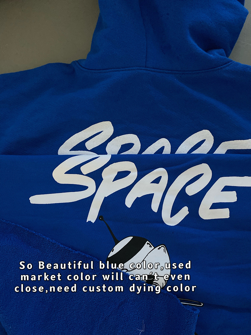 Chanel CH Blue Hoodie - Image 6