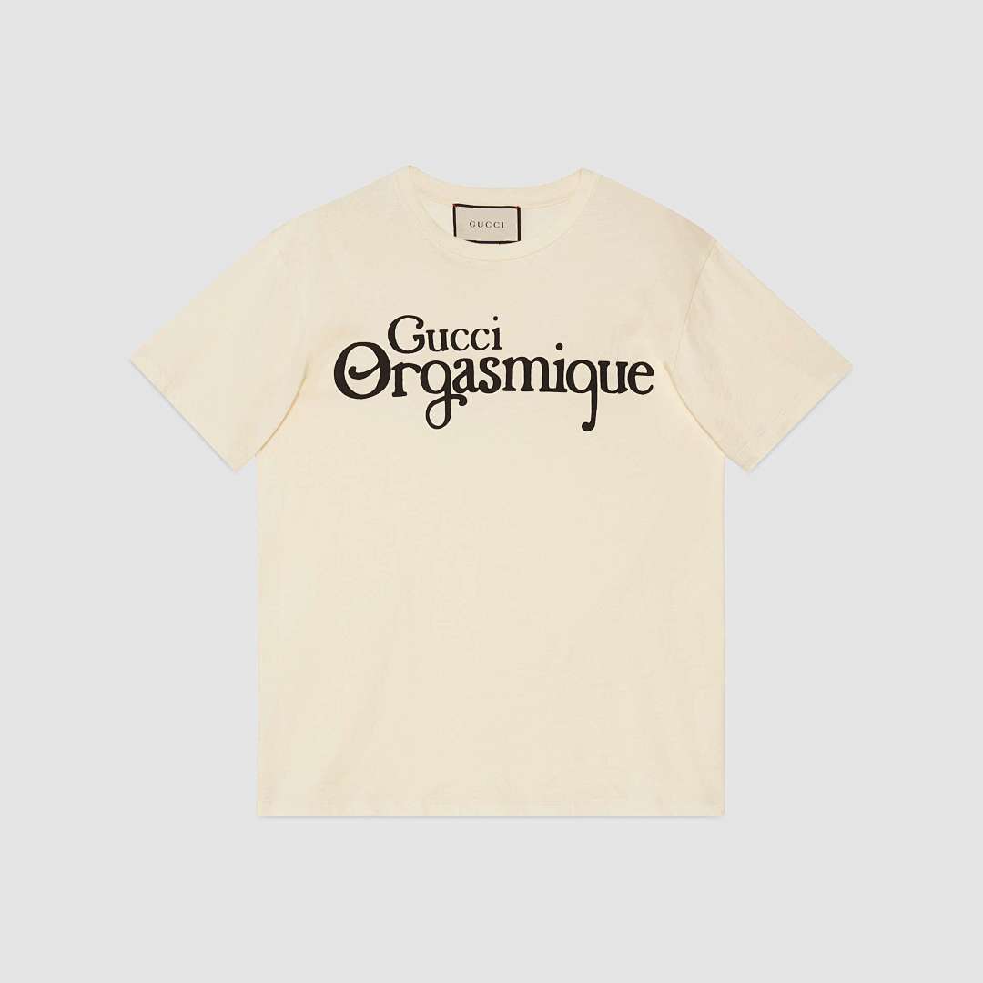 GG Orgasmique Print Oversize T-Shirt, photo 1