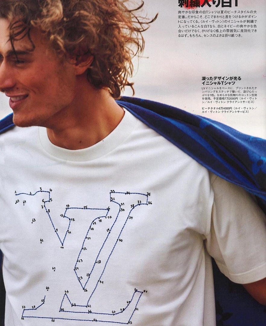 VV STITCH PRINT AND EMBROIDERED T, photo 1