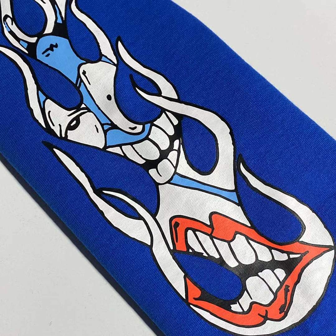 Chanel CH Blue Hoodie - Image 9
