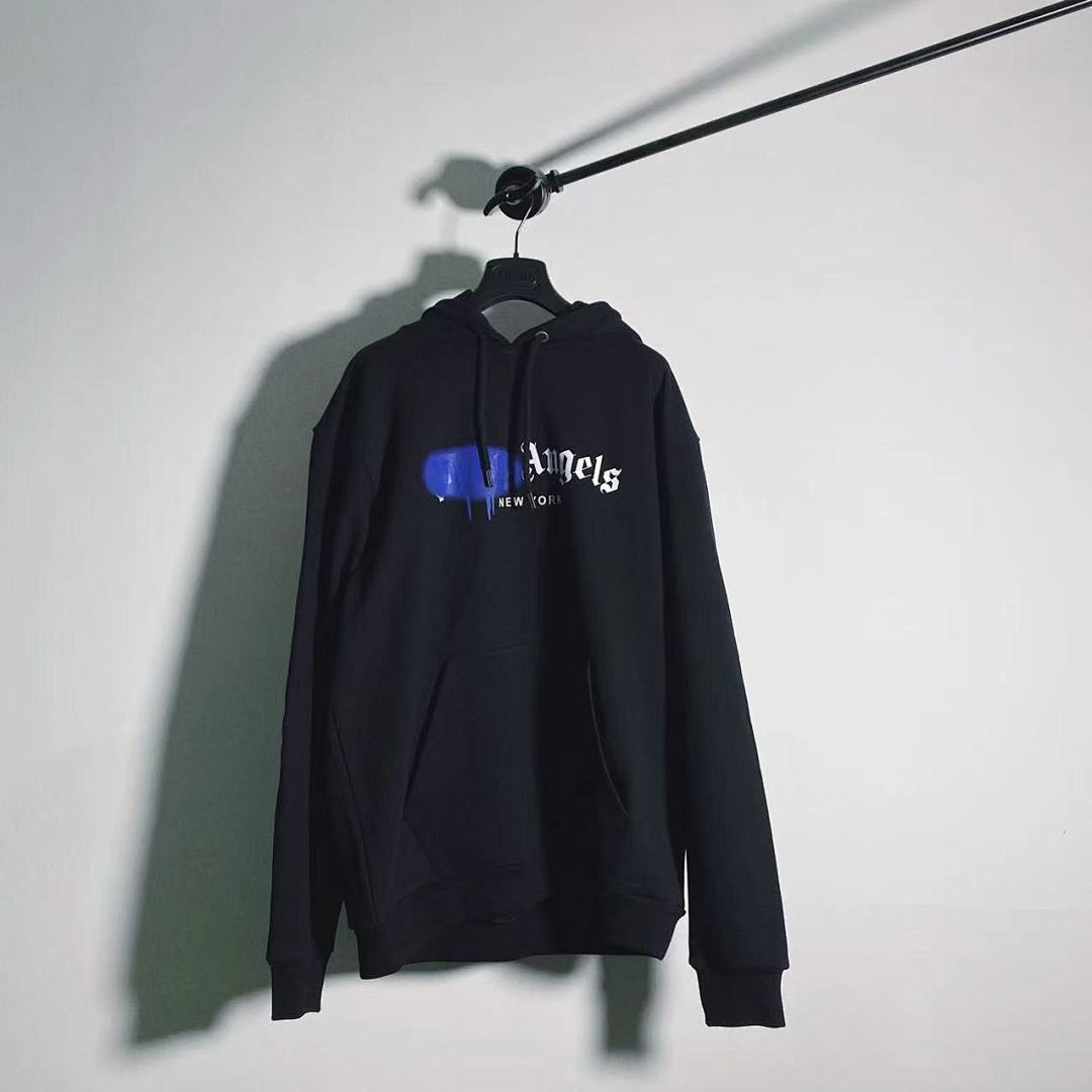 Other KEN AML 21FW Blue And Yellow Spray Hoodie - Image 12