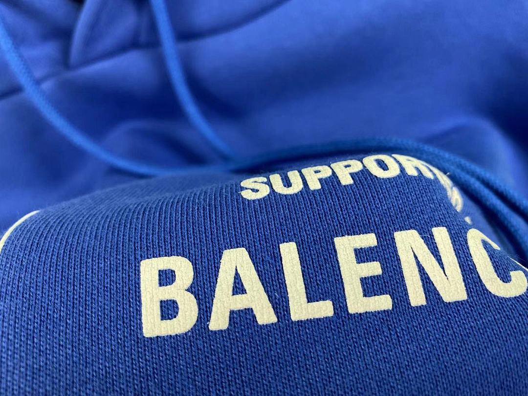 Other BAL WFP Blue Hoodie - Image 6