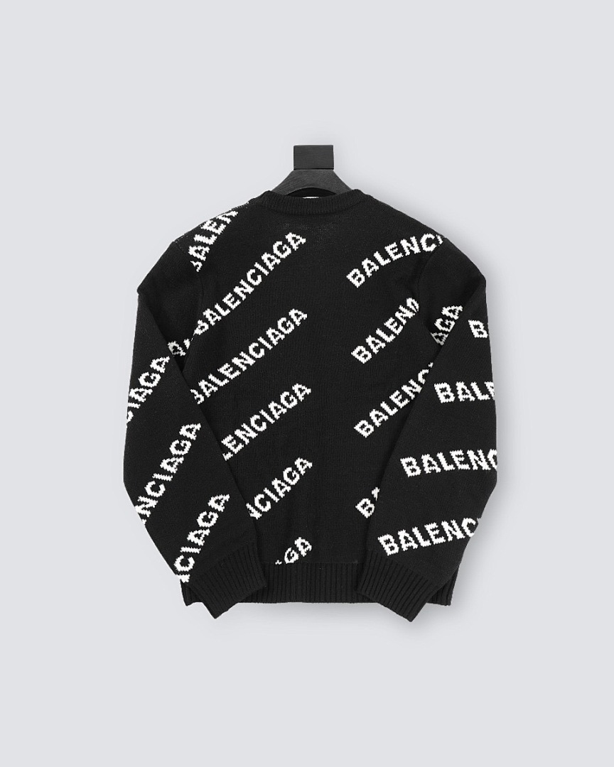 Other BAL Logo-Intarsia Virgin Wool-Blend Sweater - Image 12