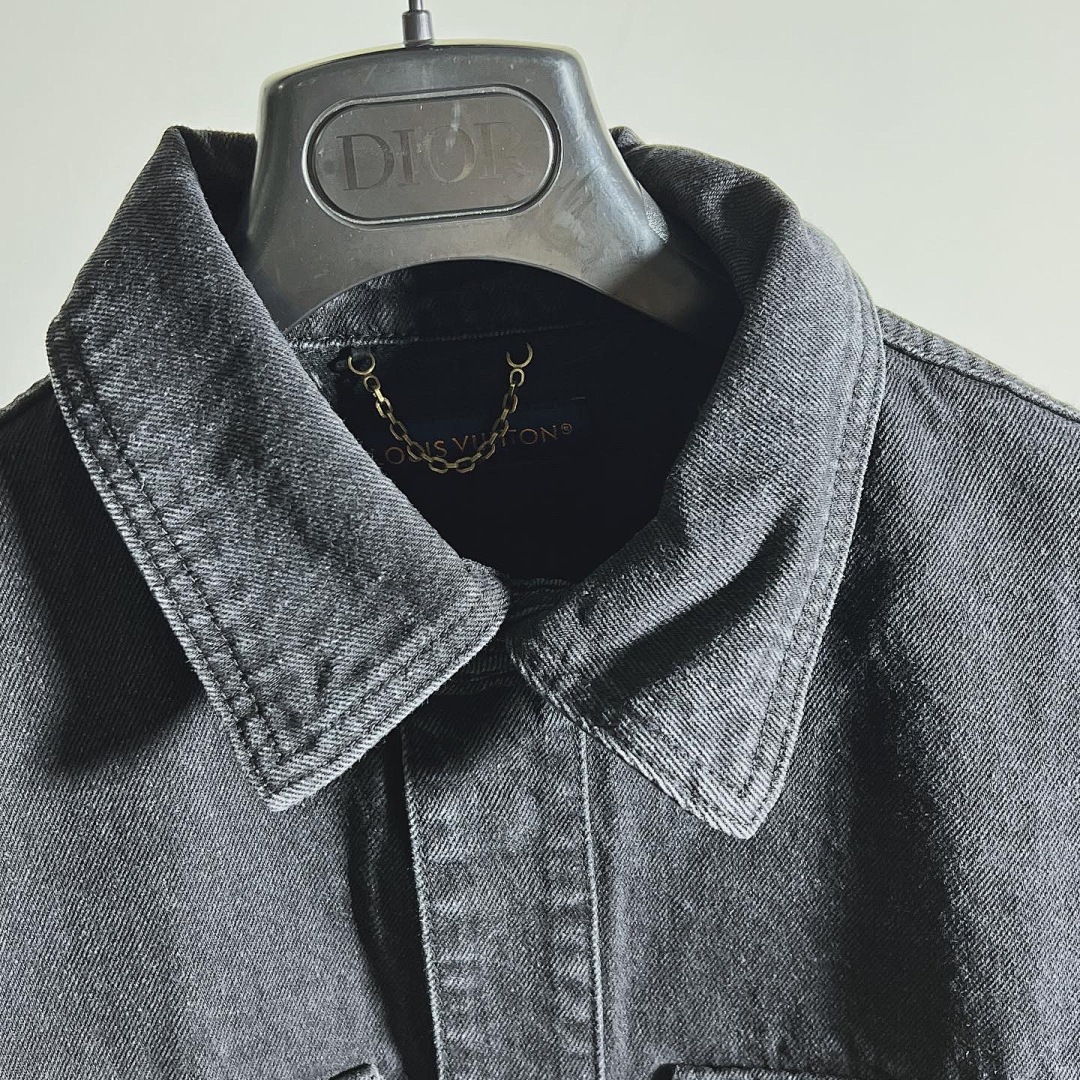 Other Denim Shirt (Black) - Image 8