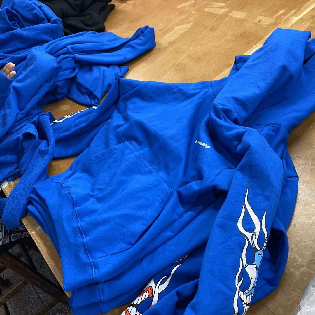 Chanel CH Blue Hoodie - Image 12
