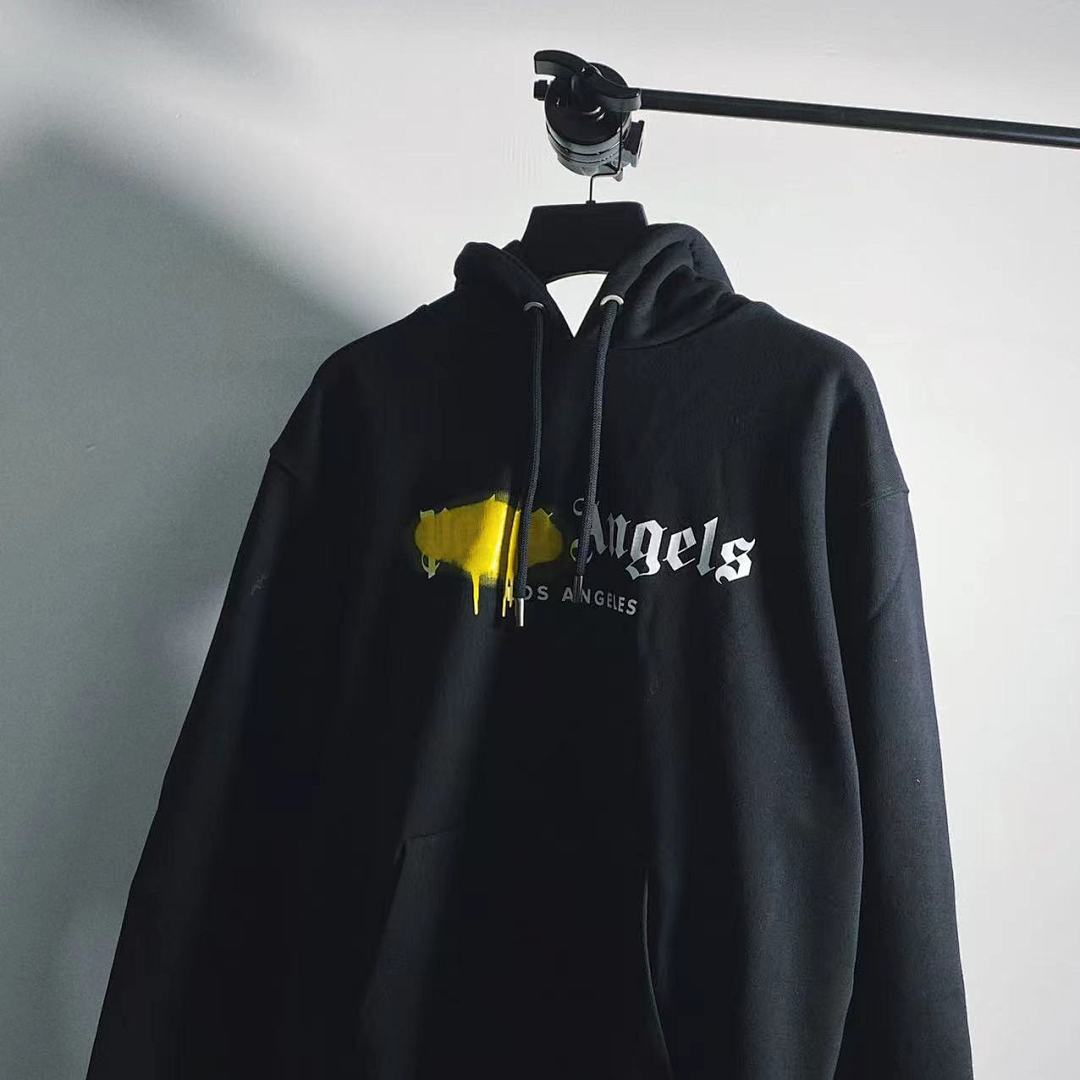 Other KEN AML 21FW Blue And Yellow Spray Hoodie - Image 4