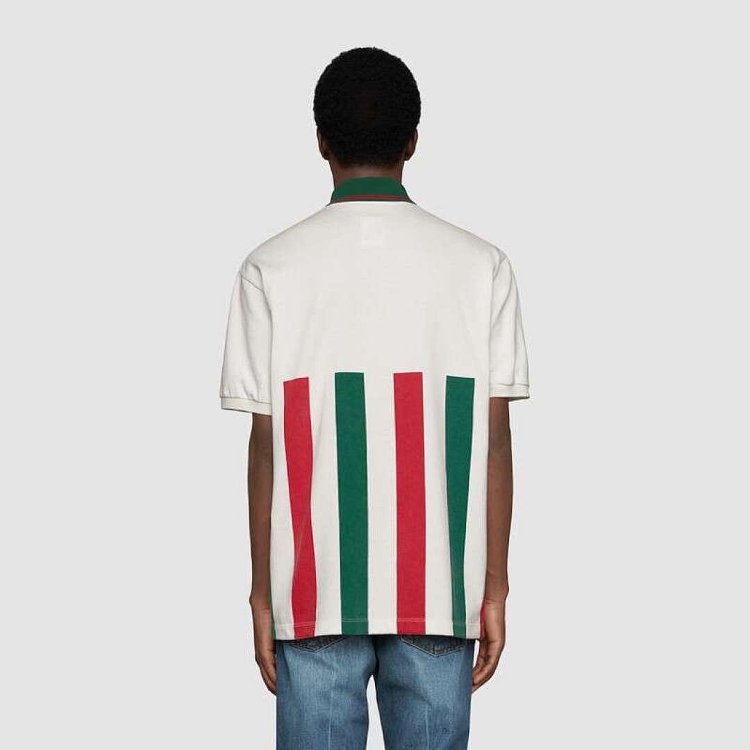 Other GG Web Striped Oversize Polo - Image 13