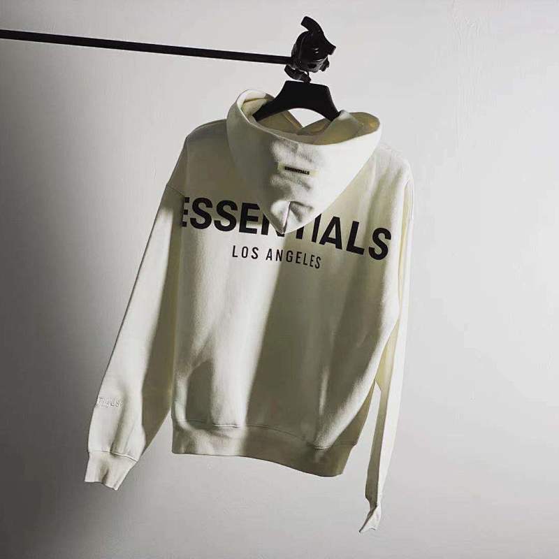 Fear Of God Essential LOS ANGELES White Hoodie, photo 1