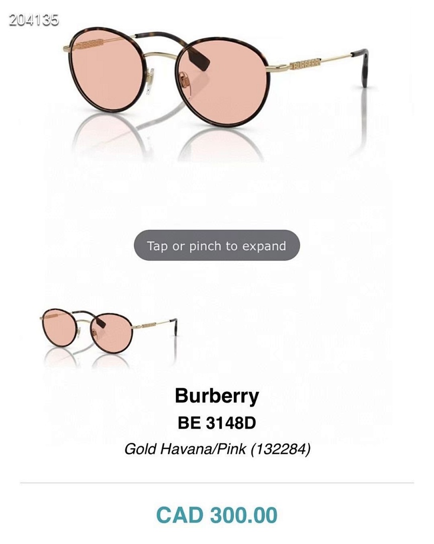 Other LBURBERRYMODEL:BE 3148D SIZE:53