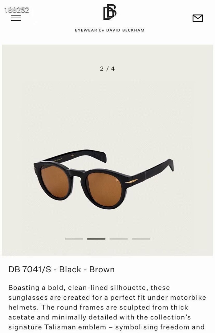 Other DAVID BECKHAM DB 7041SSIZE:49, photo 1