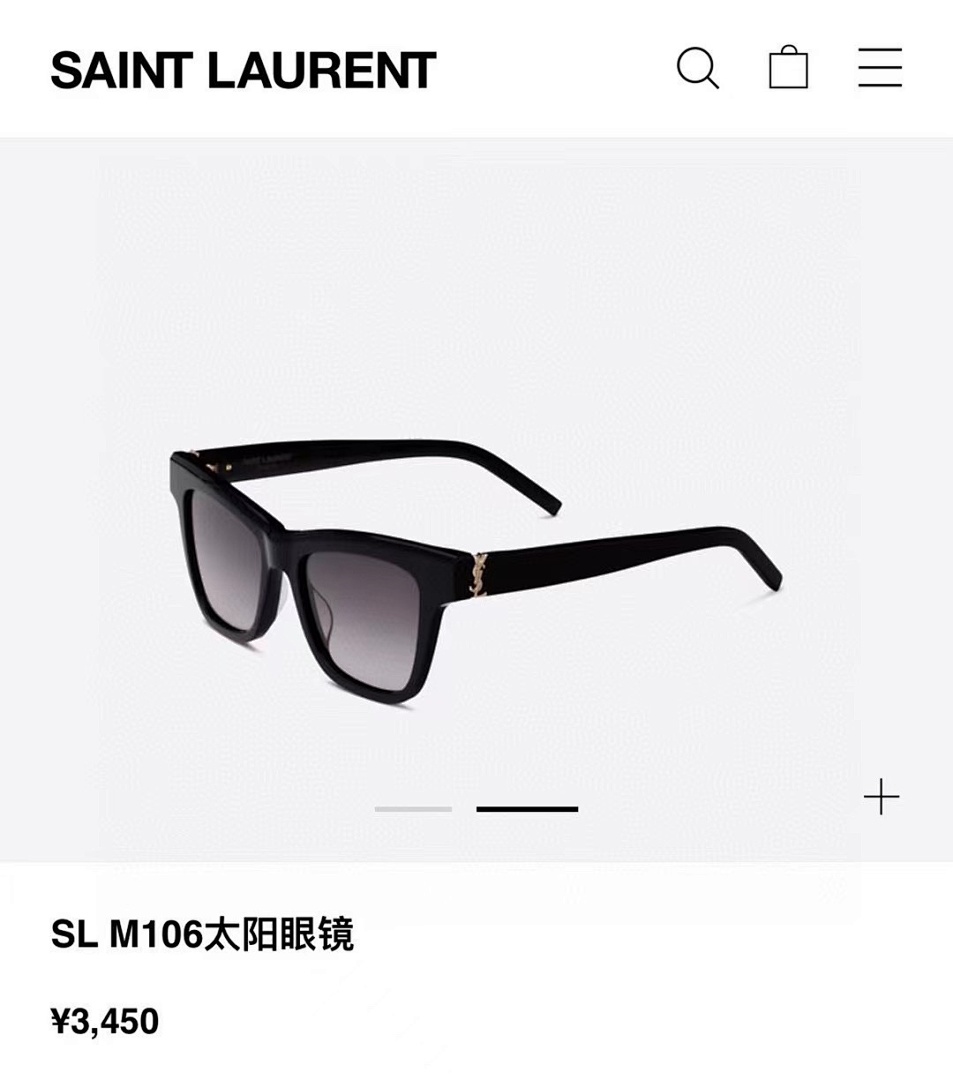 Other SAINT LAURENT ModelSL M106Size52, photo 1