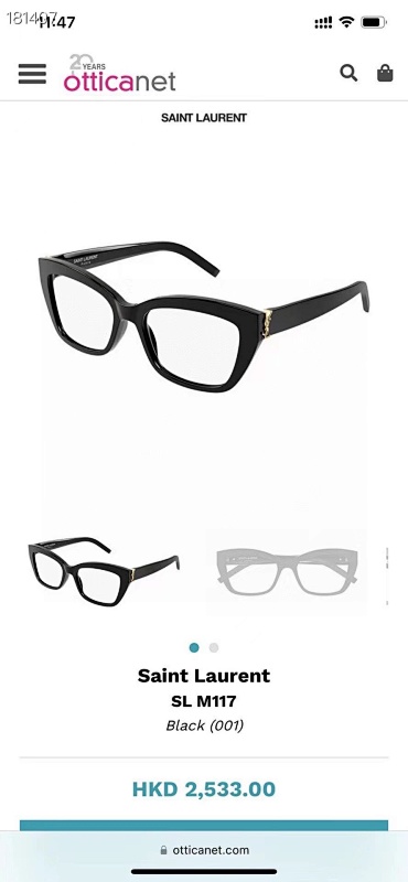 Other SAINT LAURENTMODEL:SL M117SIZE:52 18-140_81, photo 1