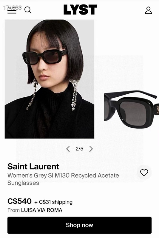 Other SAINT LAURENTMODEL:YSL M130SIZE:52 21-145_71, photo 1